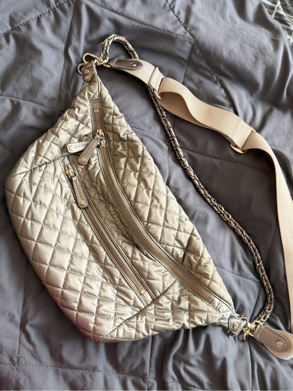 Mz Wallace Quilted Crossbody Sling Bag